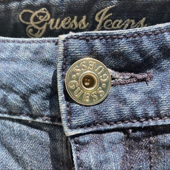 Guess Jeans Mid Rise Straight Leg Boot Leg, Size 34 - Picture 3 of 7